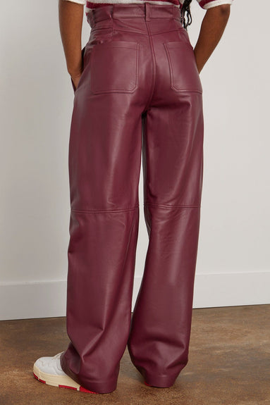 Dorothee Schumacher Pants Soft Touch Pant in Deep Red Dorothee Schumacher Soft Touch Pant in Deep Red