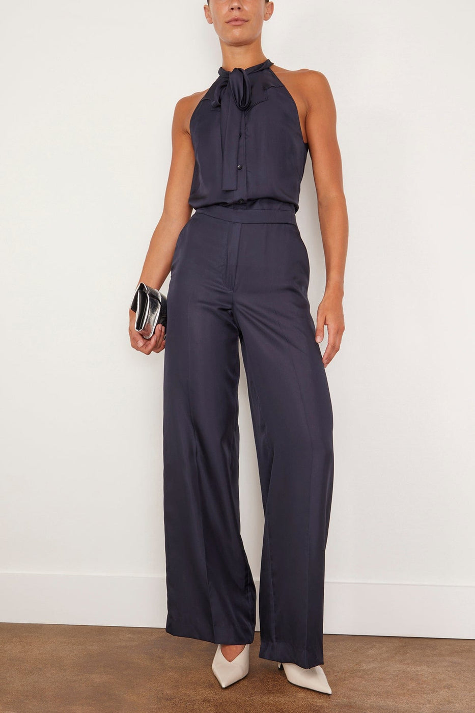 Dorothee Schumacher Pants Trench It Up Pants in Blue Night Dorothee Schumacher Trench It Up Pants in Blue Night