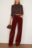 Dorothee Schumacher Blossom Statements Cardigan in Winter Blossom Dark Brown