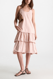 Dorothee Schumacher Casual Sophistication Dress in Powder