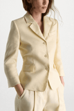 Dorothee Schumacher Casual Sophistication Jacket in Champagne
