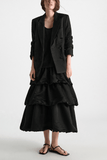 Dorothee Schumacher Casual Sophistication Jacket in Pure Black