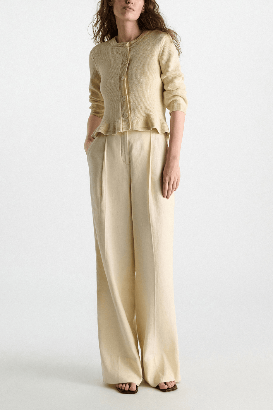 Dorothee Schumacher Casual Sophistication Pants in Champagne