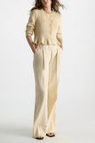 Dorothee Schumacher Cotton Candy Cardigan in Icy Lemon