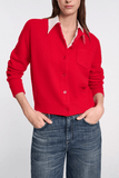 Dorothee Schumacher Elegant Statements Cardigan in Lollipop