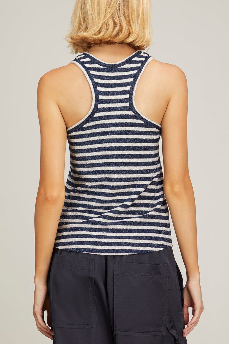 Ro Sleeveless Jersey Yellow Navy Blue