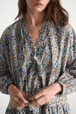 Dorothee Schumacher Floral Volumes Dress in Mini Boho Flower Blue