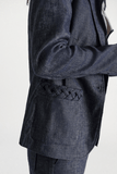 Dorothee Schumacher Fluid Denim Jacket in Denim Blue