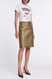 Dorothee Schumacher Golden Hour Skirt in Gold