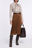 Dorothee Schumacher Graphic Dreams Blouse in Creme Mini Tie