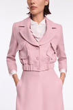 Dorothee Schumacher Layered Coolness Jacket in Lilac