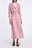 Dorothee Schumacher Layered Coolness Skirt in Lilac