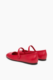 Dorothee Schumacher Modern Classic Mary-Jane Ballerina in True Red