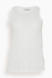 Dorothee Schumacher Tops Natural Ease Sleeveless Top in Shaded White