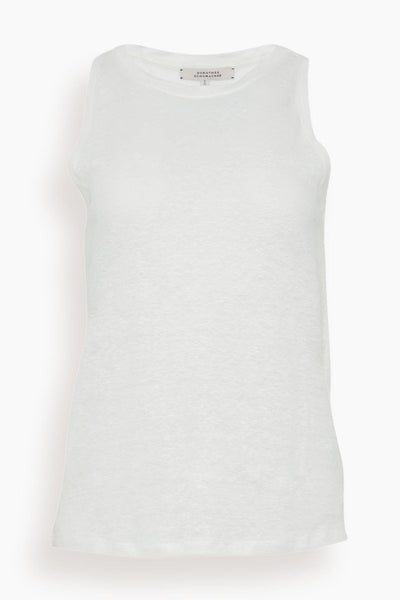 Natural Ease Sleeveless Top in Shaded White