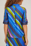 Dorothee Schumacher Tops Citylight Blouse in Colorful Stripes Dorothee Schumacher Citylight Blouse in Colorful Stripes