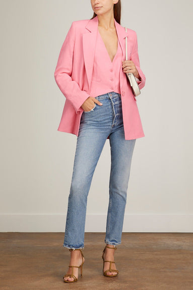 Dorothee Schumacher Tops Colorful Lightness Vest in Bright Pink