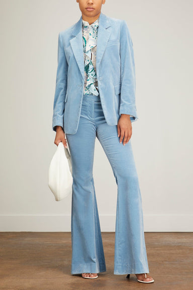 Dorothee Schumacher Pants Elegance Softness Pant in Shaded Blue