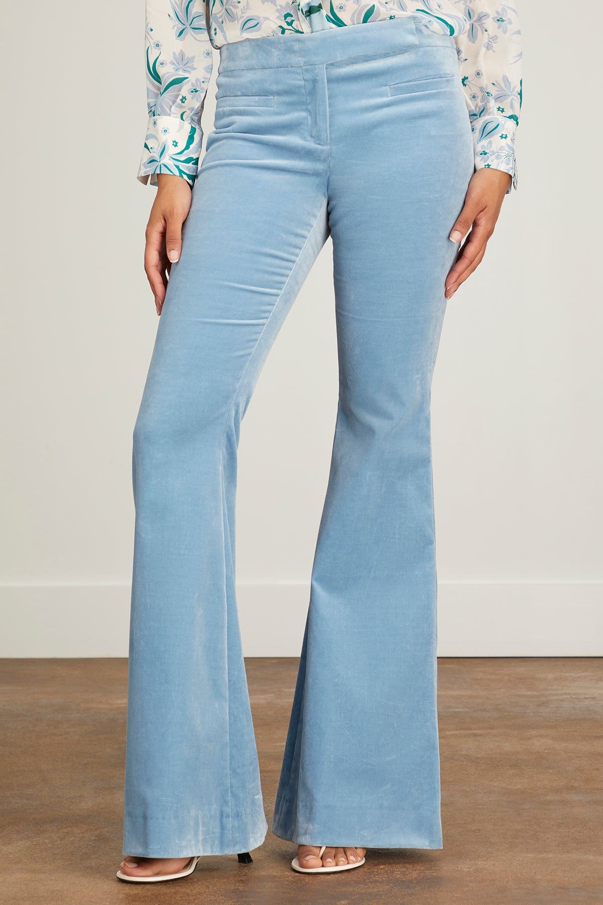 Dorothee Schumacher Pants Elegance Softness Pant in Shaded Blue