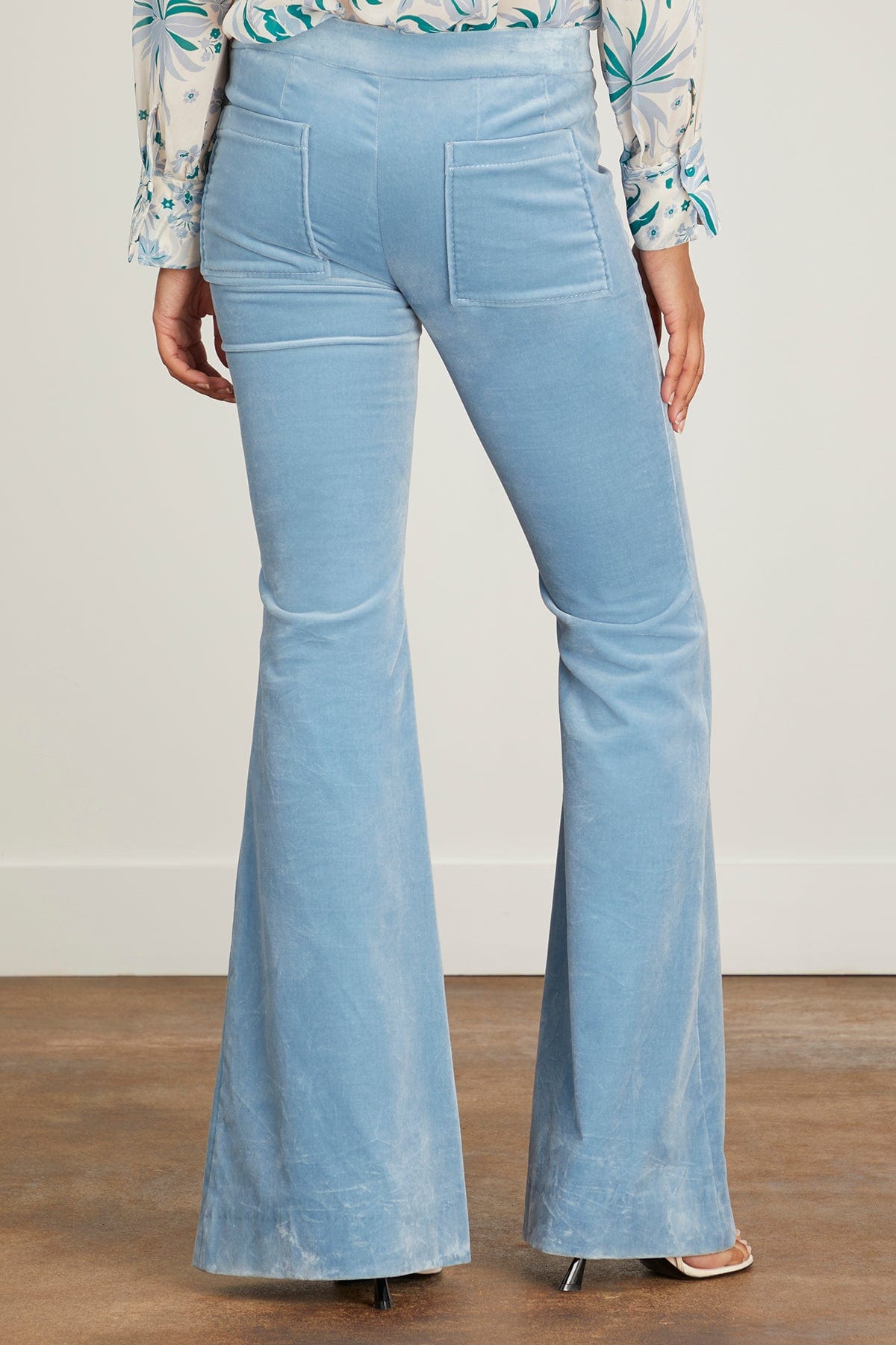 Dorothee Schumacher Pants Elegance Softness Pant in Shaded Blue