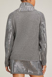 Dorothee Schumacher Tops Sequin Statement Pullover in True Grey