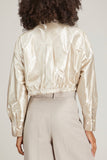 Dorothee Schumacher Tops Shimmering Ease Blouse in Shiny White