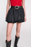 Dorothee Schumacher Shiny Statement Skirt in Graphite