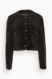 Dorothee Schumacher Soft Touch Jacket in Black Chocolate