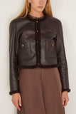 Dorothee Schumacher Soft Touch Jacket in Black Chocolate