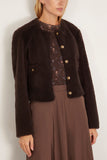 Dorothee Schumacher Soft Touch Jacket in Black Chocolate