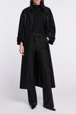 Dorothee Schumacher Sparkling Emotions Coat in Pure Black