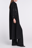 Dorothee Schumacher Sparkling Emotions Coat in Pure Black