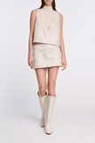 Dorothee Schumacher Sparkling Statement Top in Pearl