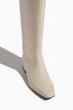 Dorothee Schumacher Subtle Shine Riding Boot in Dark Cream