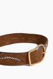 Dorothee Schumacher Belts Suede Sensation Flower Belt in Vicunja Suede Sensation Flower Belt in Vicunja