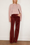 Dorothee Schumacher Twisted Structure Pant in Maroon