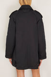 Dorothee Schumacher Urban Adventure Coat in Pure Black