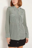 Dorothee Schumacher Tops Vichy Love Blouse in Green Vichy Vichy Love Blouse in Green Vichy