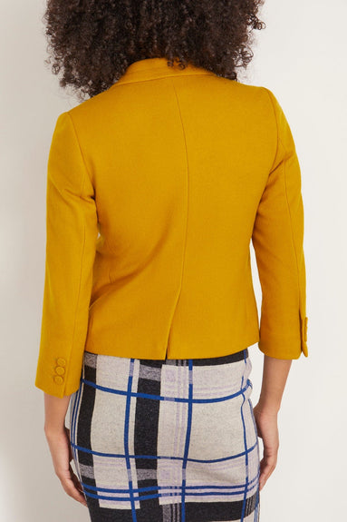 Dries Van Noten Jackets Bamis Jacket in Mustard Dries Van Noten Bamis Jacket in Mustard