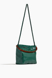 Dries Van Noten Top Handle Bags Crisp Top Handle Bag in Petrol Dries Van Noten Crisp Top Handle Bag in Petrol