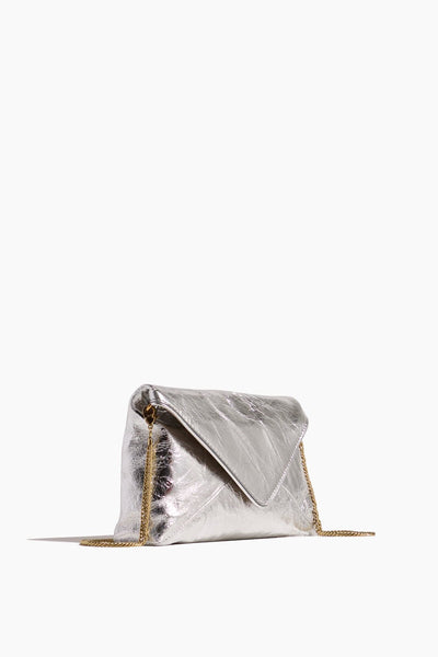 Dries Van Noten Clutches Envelope Large Bag in Silver Dries Van Noten Envelope Large Bag in Silver