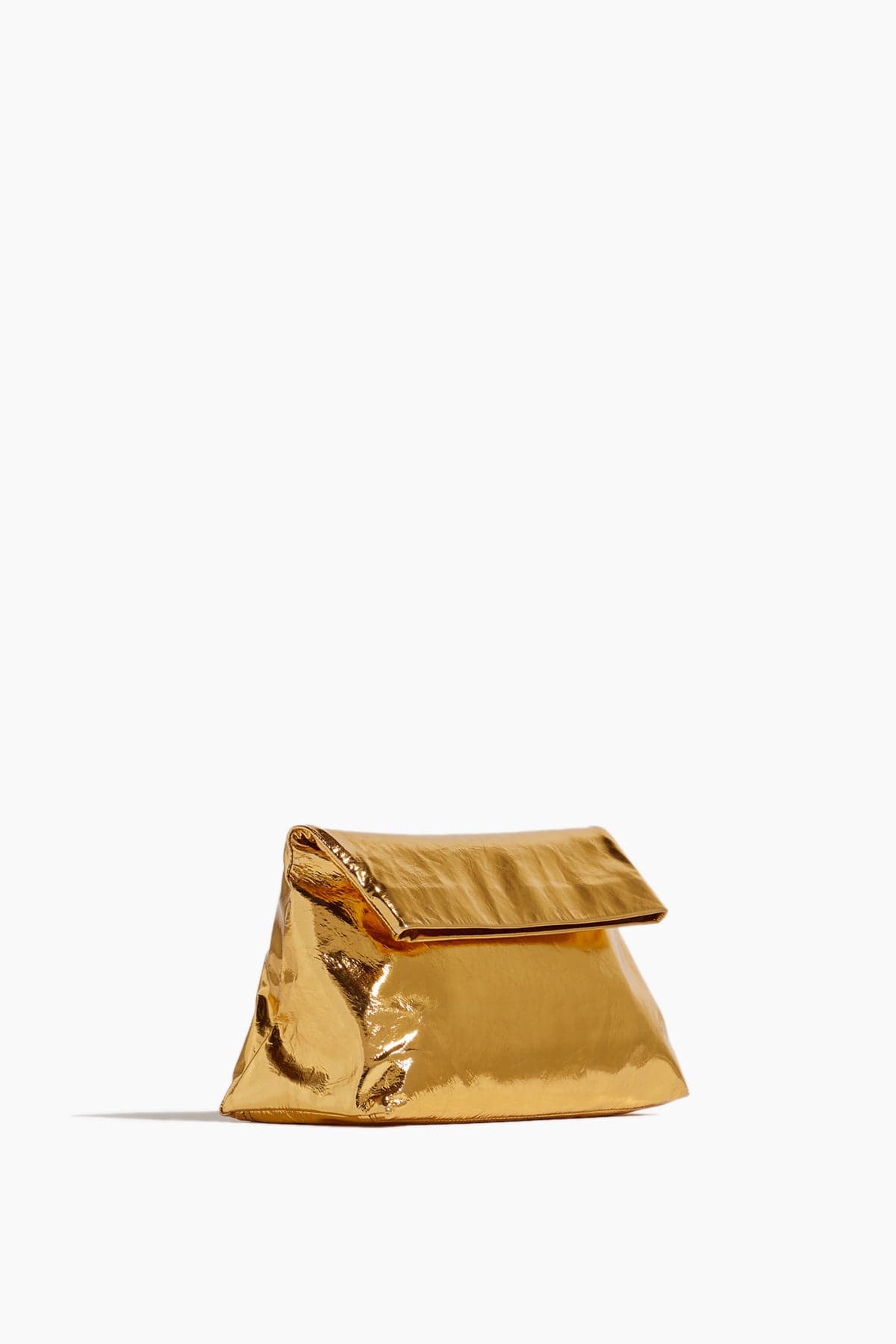 Dries Van Noten Clutches Folded Clutch in Gold Dires Van Noten Folded Clutch in Gold