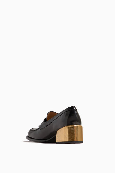 Dries Van Noten Loafers Heeled Loafer in Black Dries Van Noten Heeled Loafer in Black