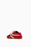 Dries Van Noten Leather Sneaker in Red