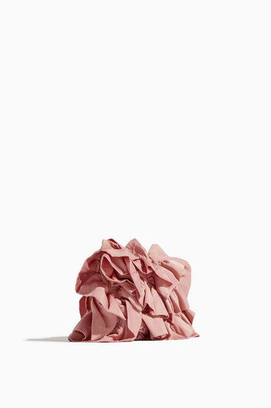 Dries Van Noten Clutches Small Ruffle Flap Clutch Bag in Old Rose Dries Van Noten Small Ruffle Flap Clutch Bag in Old Rose