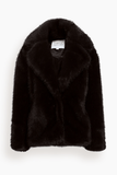 Tanya Taylor Terri Coat in Dark Fig