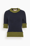 Marni Round Neck Sweater in Eclipse
