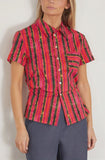 Amir Taghi Tops Sam Top in Fuchsia Amir Taghi Sam Top in Fuchsia