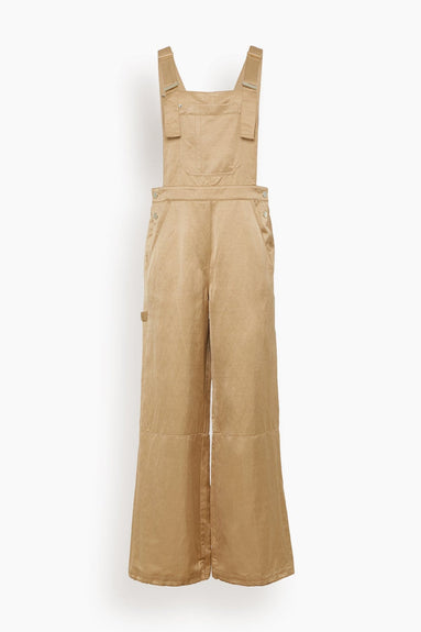 Dorothee Schumacher Jumpsuits Slouchy Coolness Overall in Warm Beige