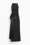Dorothee Schumacher Poplin Power Sleeveless Dress in Pure Black